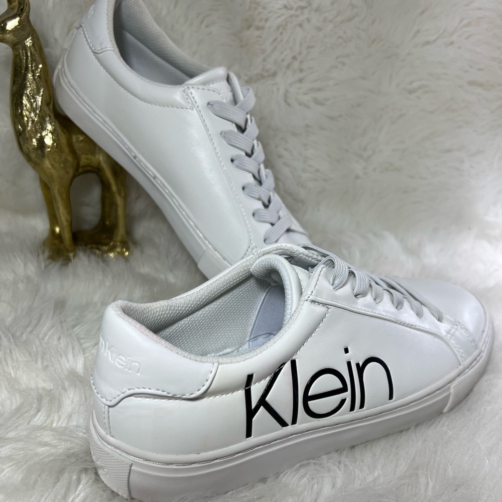 Calvin Klein Women’s Casual Sneaker Lace Up Logo Size 7.5 - Picture 7 of 10